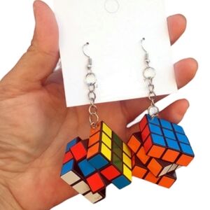 3D Earrings, Statement Earrings, Fun Earrings, Novelty Earrings